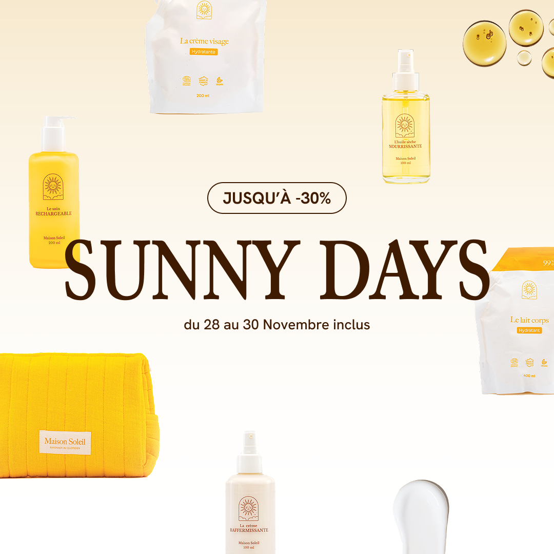 SUNNY DAYS : une opération pensée pour rendre la beauté clean plus accessible